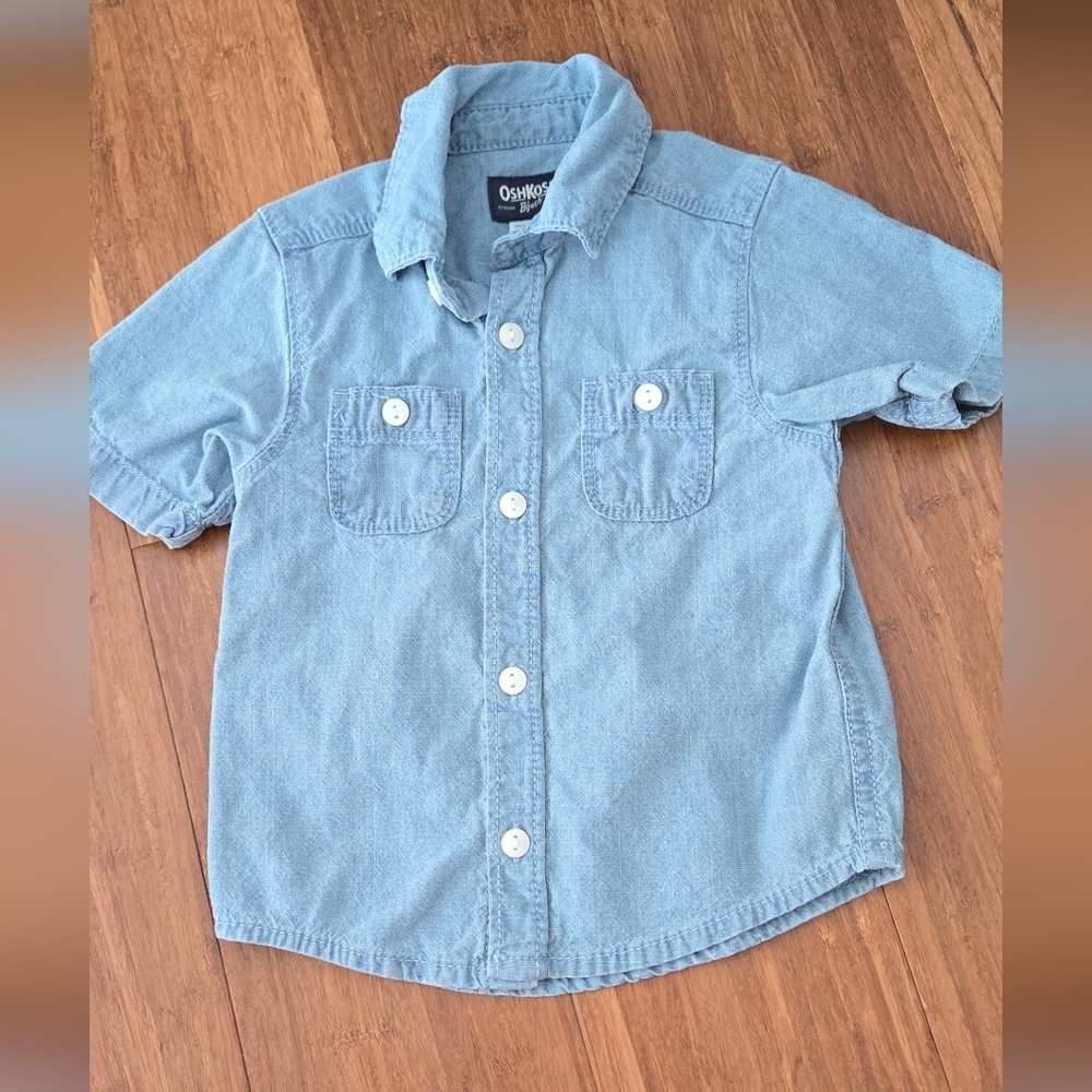 OshKosh Bgosh Button Down Short Sleeve Shirt